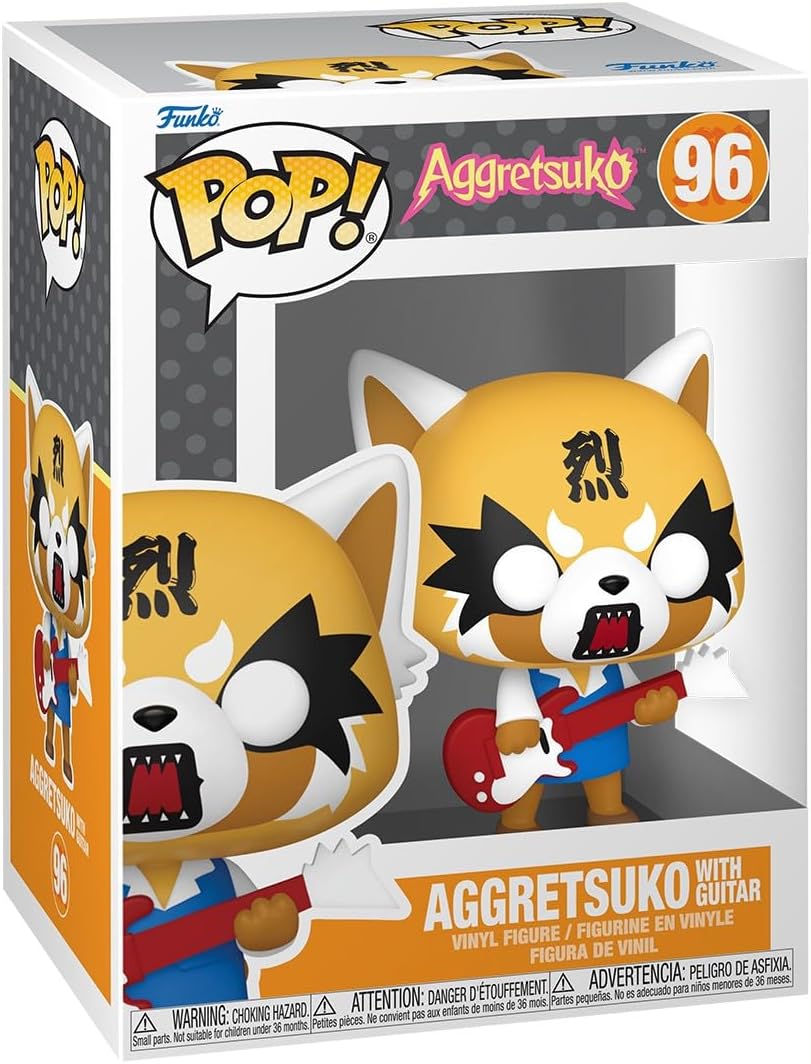 Sanrio Aggretsuko with Guitar Funko Pop! Vinyl Figure #96 with Funko Protector