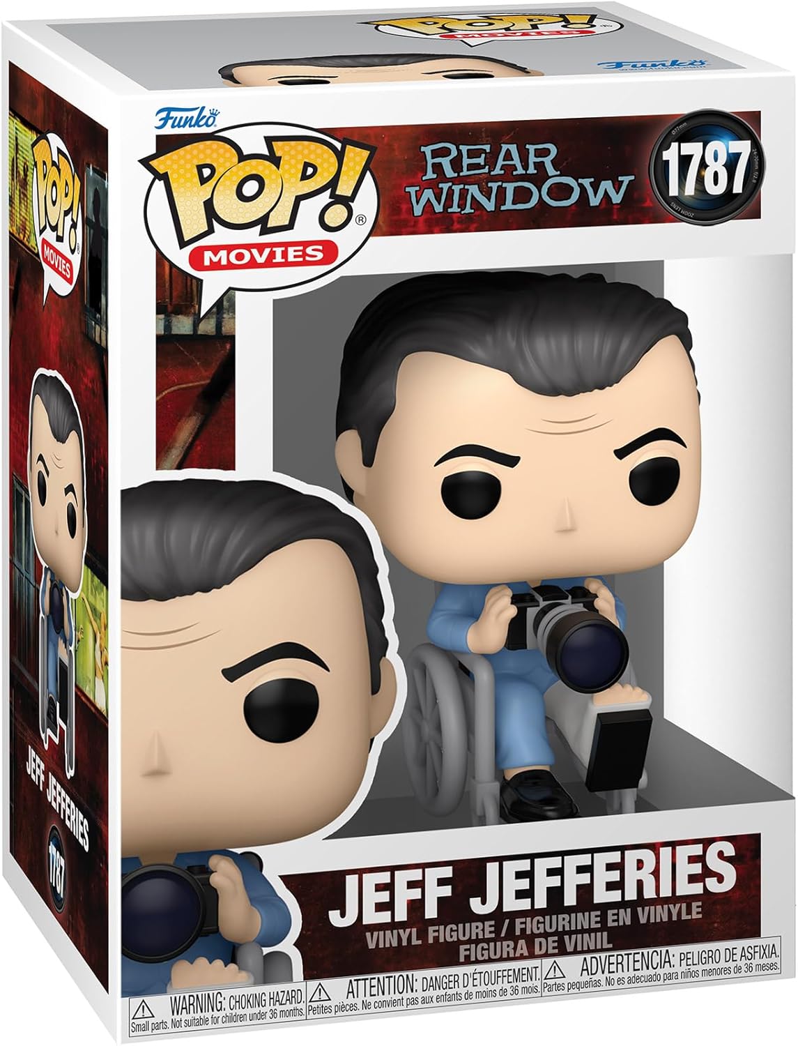 Alfred Hitchcock Rear Window Jeff Jefferies Funko Pop! Vinyl Figure #1787 with Funko Protector