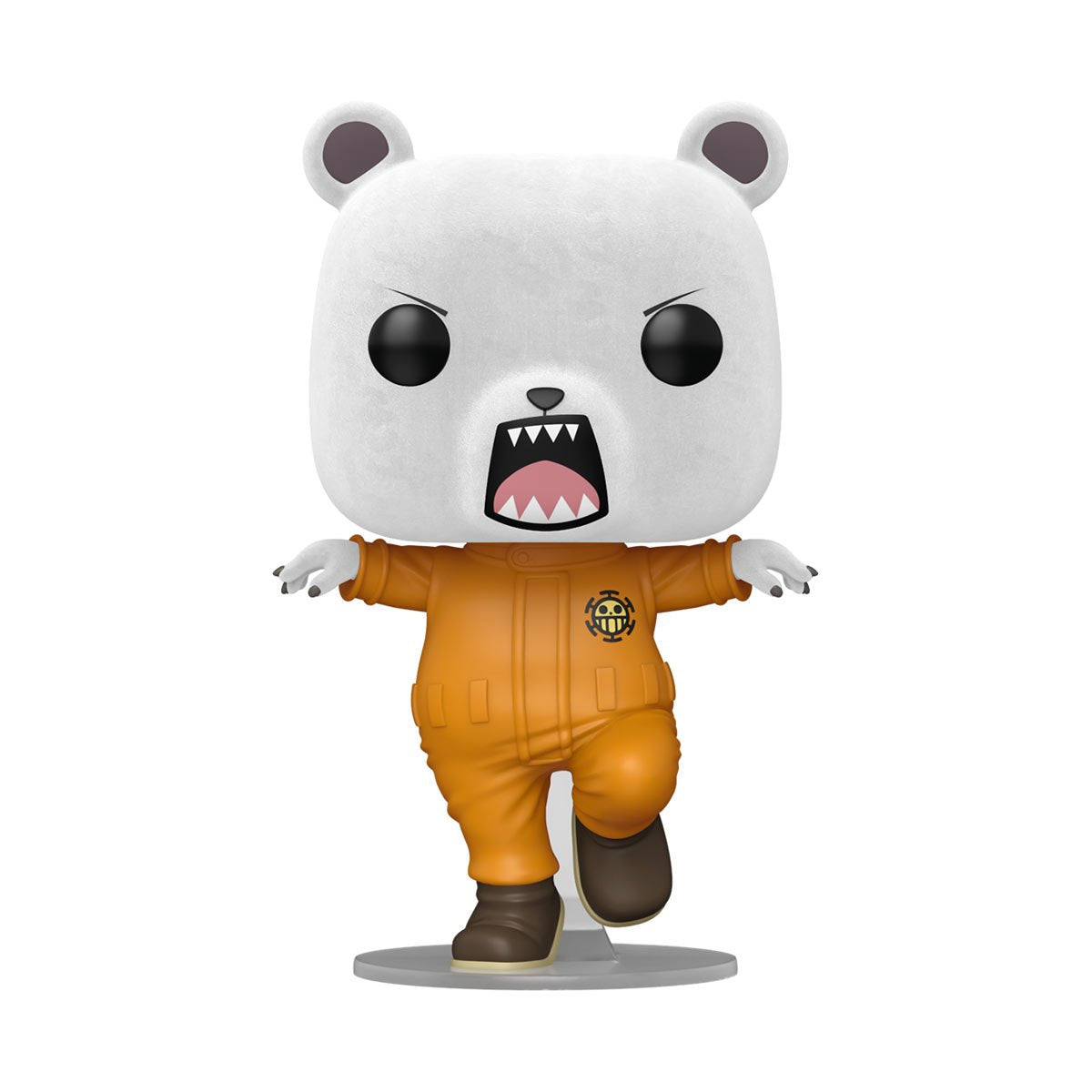 One Piece Bepo Bear Flocked Funko Pop! Vinyl Figure #1896 - AAA Anime Exclusive with Funko Protector