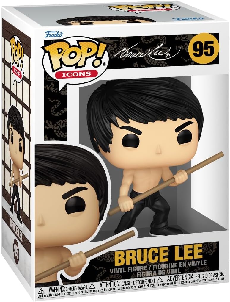 Bruce Lee (Dynamic) Funko Pop! Vinyl Figure #95 with Funko Protector