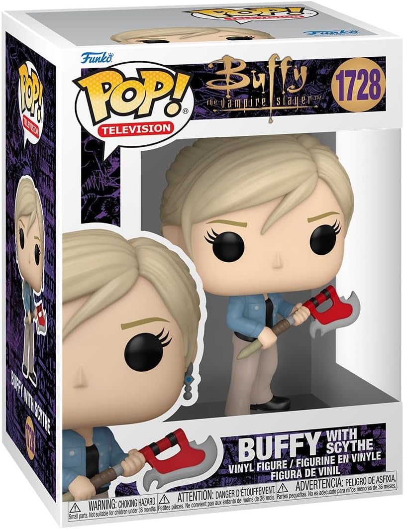 Buffy the Vampire Slayer Buffy with Scythe Funko Pop! Vinyl Figure #1728 with Funko Protector