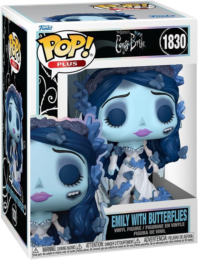 Corpse Bride Emily with Butterflies Funko Pop! Vinyl Figure Plus #1830 with Funko Protector