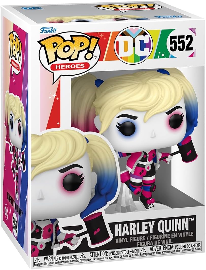 DC Comics Pride 2025 Harley Quinn Funko Pop! Vinyl Figure #552 with Funko Protector