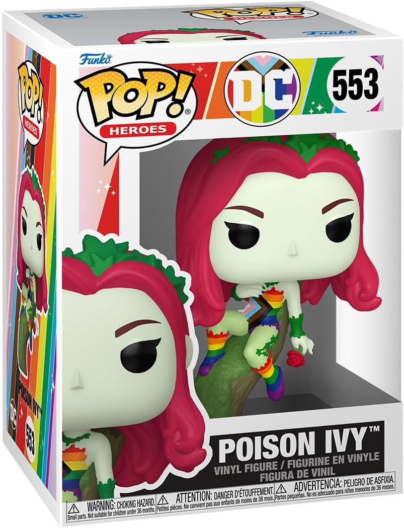 DC Comics Pride 2025 Poison Ivy Funko Pop! Vinyl Figure #553 with Funko Protector