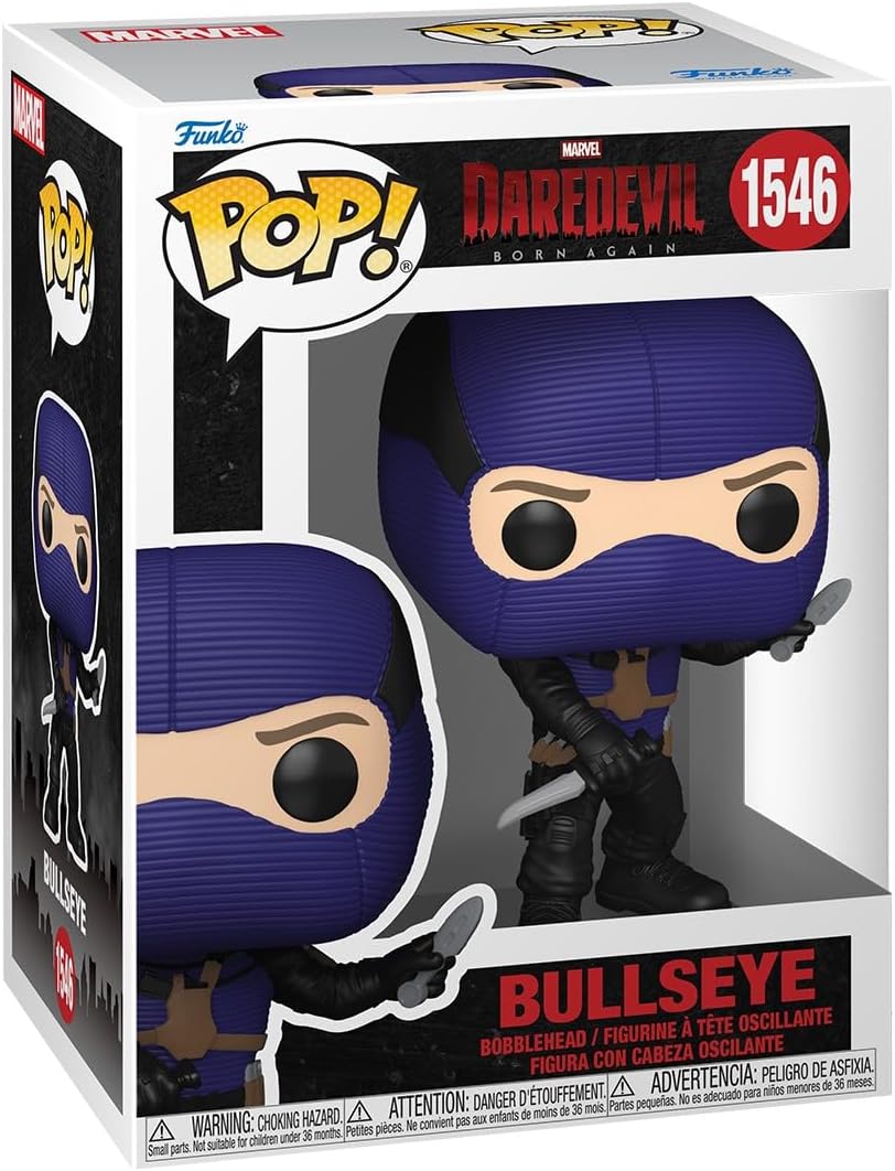 Daredevil: Born Again Bullseye Funko Pop! Vinyl Figure #1546 with Funko Protector