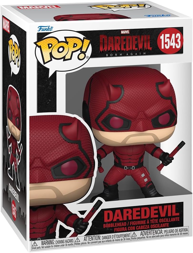 Daredevil: Born Again Daredevil with Nunchucks Funko Pop! Vinyl Figure #1543 with Funko Protector