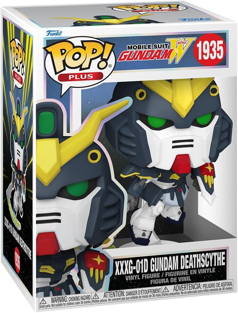 Mobile Suit Gundam Wing XXX-01D Gundam Deathscythe Funko Pop! Vinyl Figure Plus #1935 with Funko Protector
