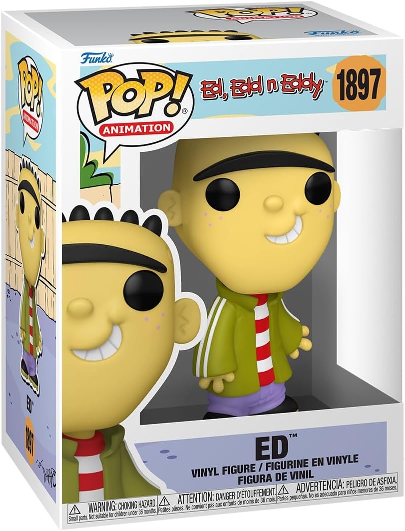 Ed, Edd n Eddy Ed Funko Pop! Vinyl Figure #1897 with Funko Protector