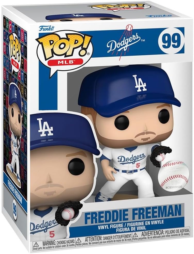 MLB Los Angeles Dodgers Freddie Freeman Funko Pop! Vinyl Figure #99 with Funko Protector