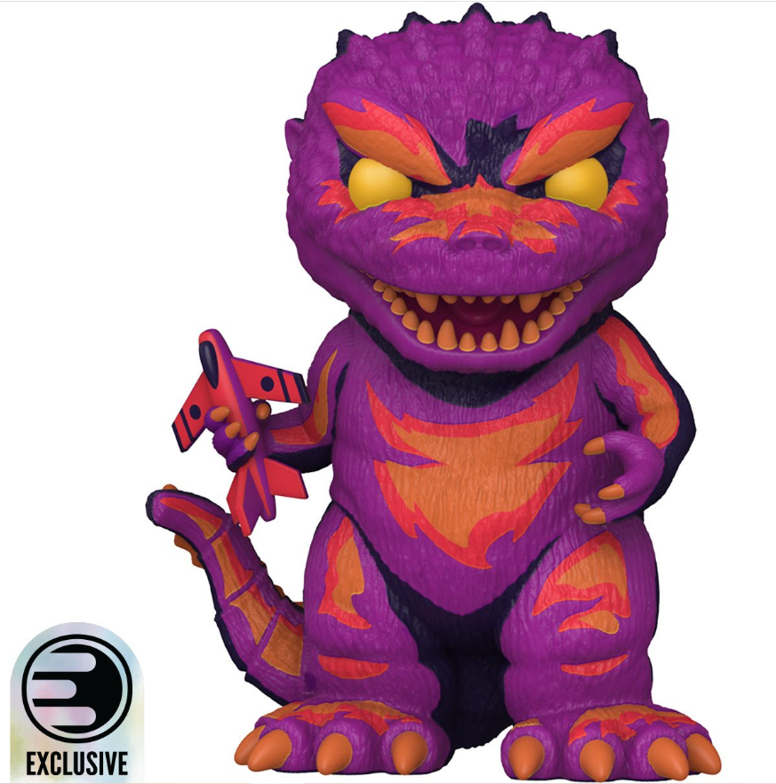 Godzilla Retro Futurism Art Godzilla Premium Funko Pop! Vinyl Figure #1894 - Entertainment Earth Exclusive