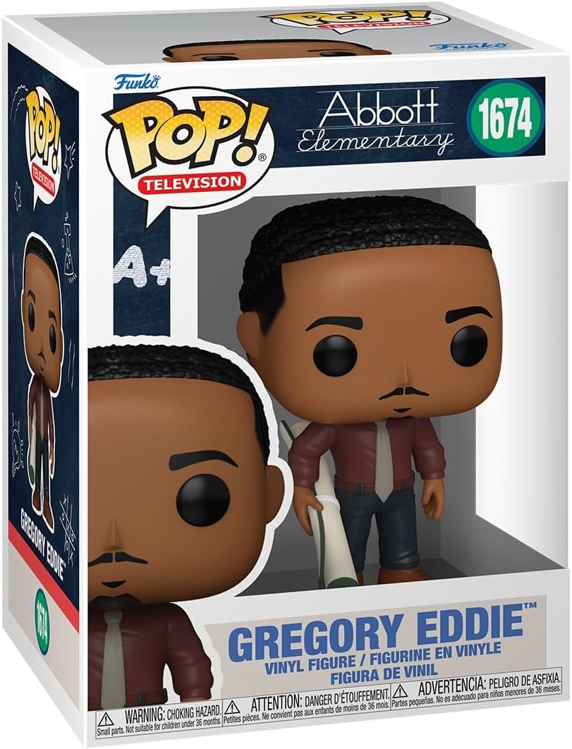 Abbott Elementary Gregory Eddie Funko Pop! Vinyl Figure #1674 with Funko Protector