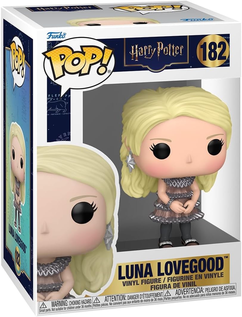 Harry Potter Luna Lovegood in Dress Funko Pop! Vinyl Figure #182 with Funko Protector