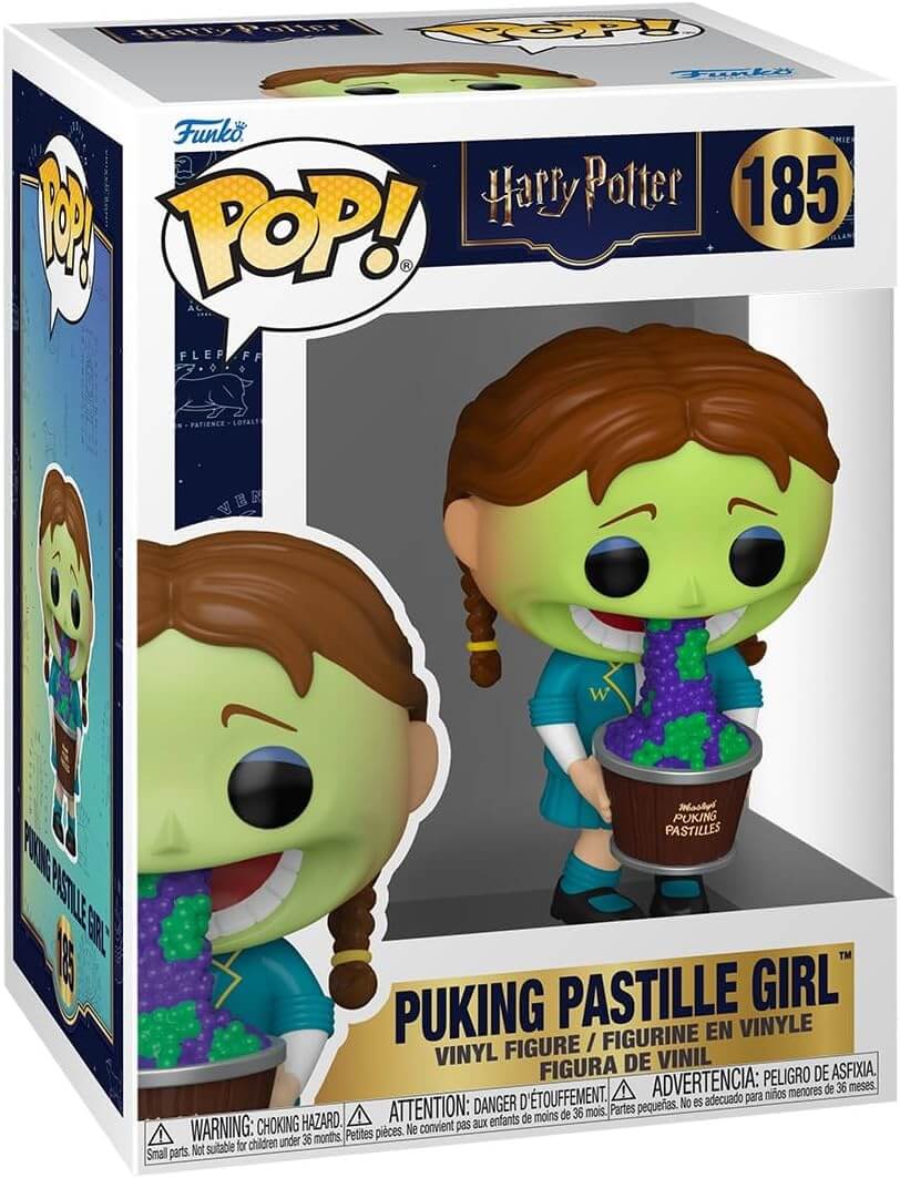 Harry Potter Puking Pastille Girl Funko Pop! Vinyl Figure #185 with Funko Protector