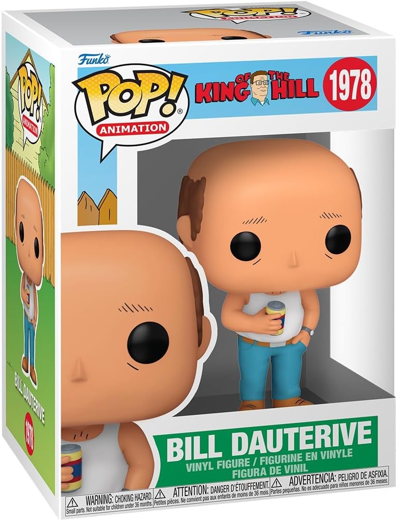 King of the Hill Bill Dauterive Funko Vinyl Figure #1978 with Funko Protector