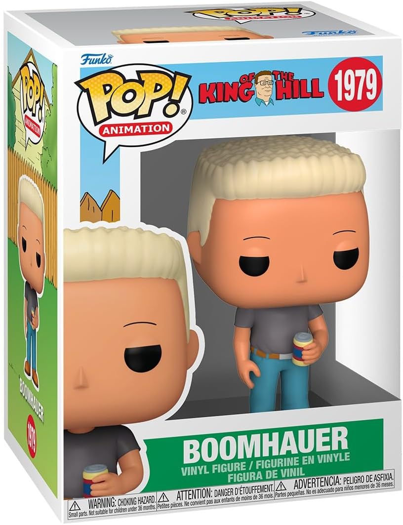 King of the Hill Boomhauer Funko Vinyl Figure #1979 with Funko Protector