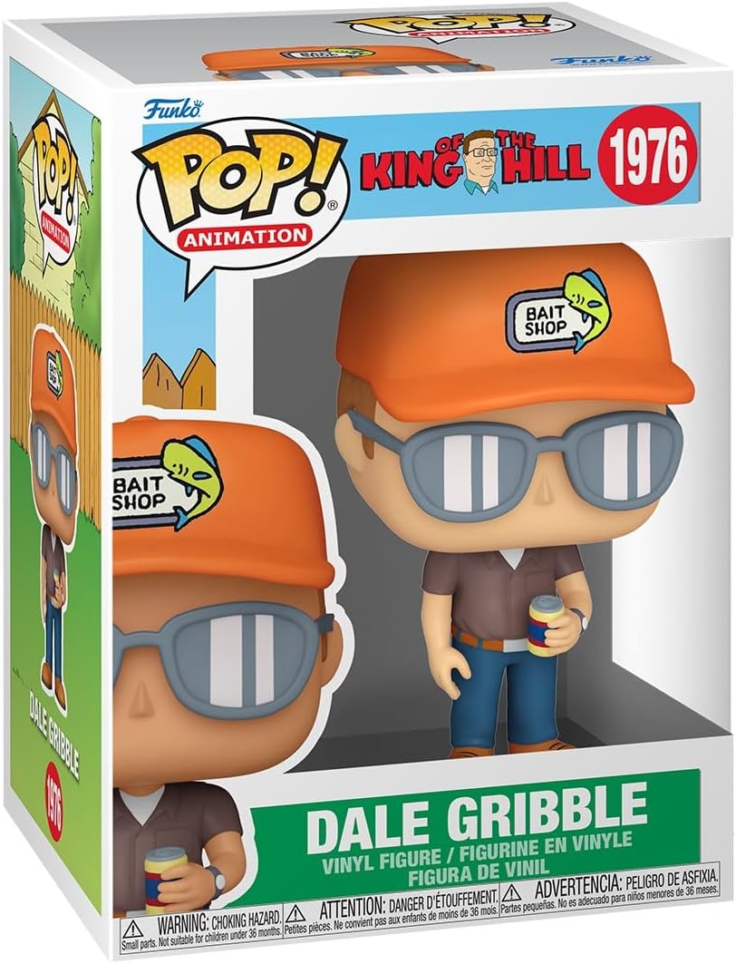 King of the Hill Dale Gribble Funko Vinyl Figure #1976 with Funko Protector