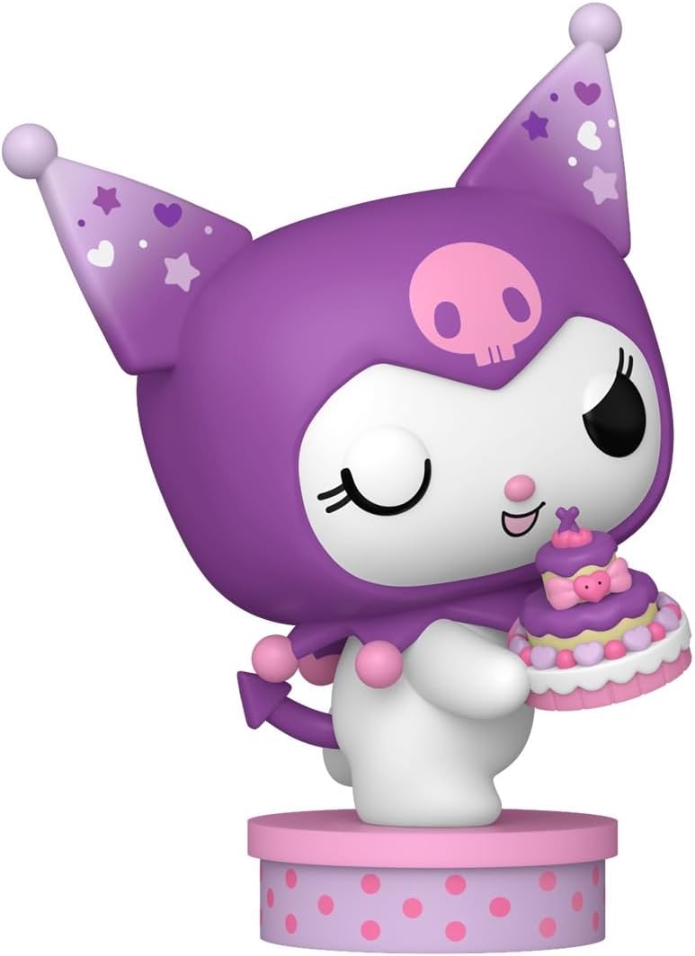 Hello Kitty and Friends Kuromi 20th Anniversary Kuromi with Cake Funko Pop! Vinyl Figure #108 with Funko Protector