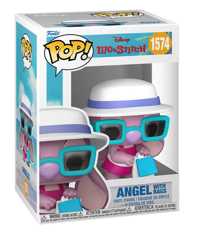 Lilo & Stitch Angel with Bags Funko Pop! Vinyl Figure #1574 - Specialty with Funko Protector