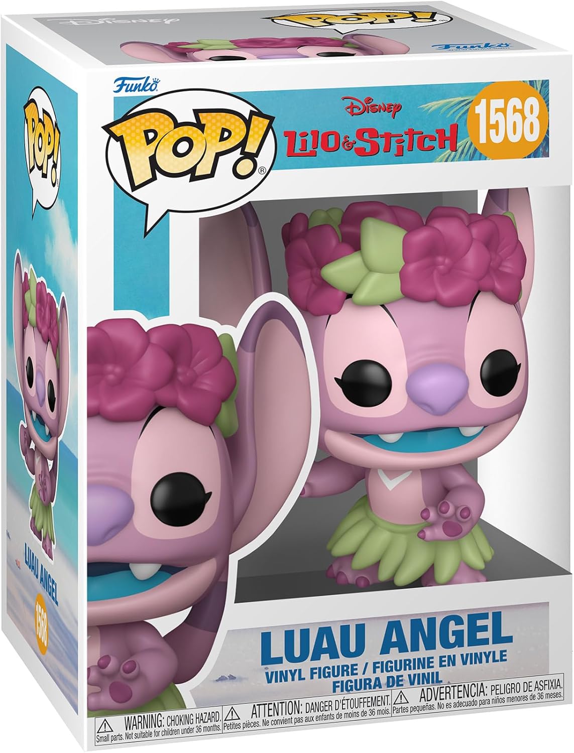 Lilo & Stitch Luau Angel Funko Pop! Vinyl Figure #1568 with Funko Protector