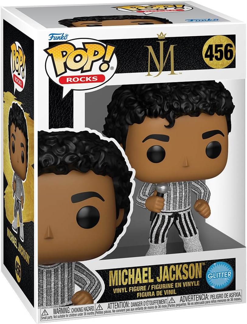 Michael Jackson Rock With You Glitter Funko Pop! Vinyl Figure #456 with Funko Protector