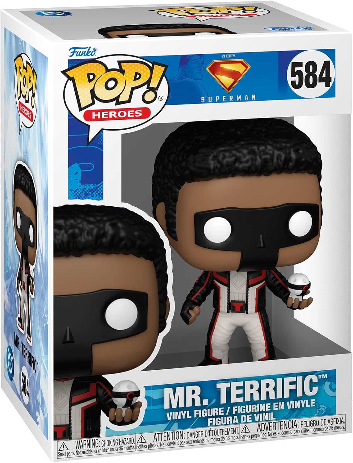 Superman (2025 Movie) Mr. Terrific Funko Pop! Vinyl Figure #584 with Funko Protector