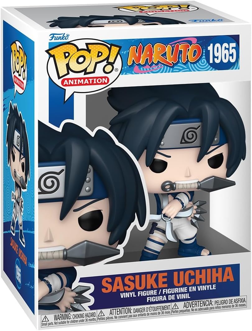 Naruto Sasuke Uchiha Funko Pop! Vinyl Figure #1965 with Funko Protector