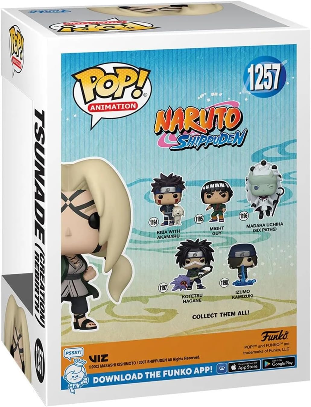 Naruto: Shippuden Tsunade Creation Rebirth Funko Pop! Vinyl Figure #1257 - AAA Anime Exclusive with Funko Protector