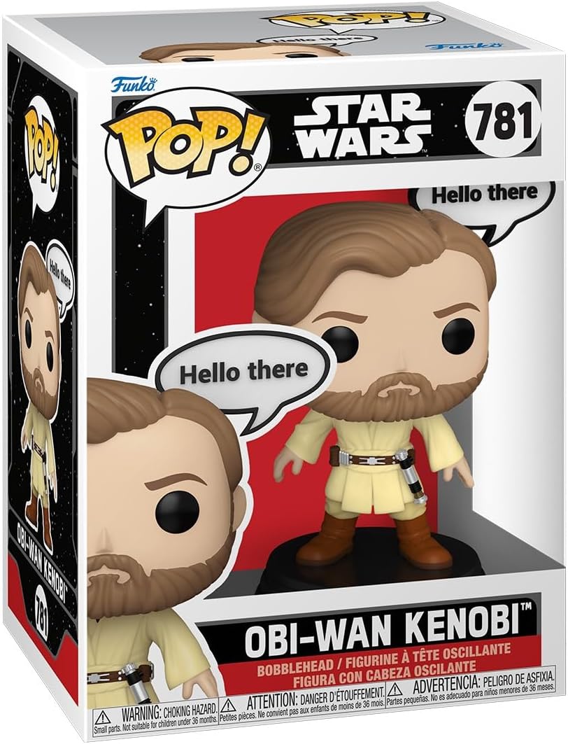 Star Wars Obi-Wan Kenobi Funko Pop! Vinyl Figure #781 with Funko Protector