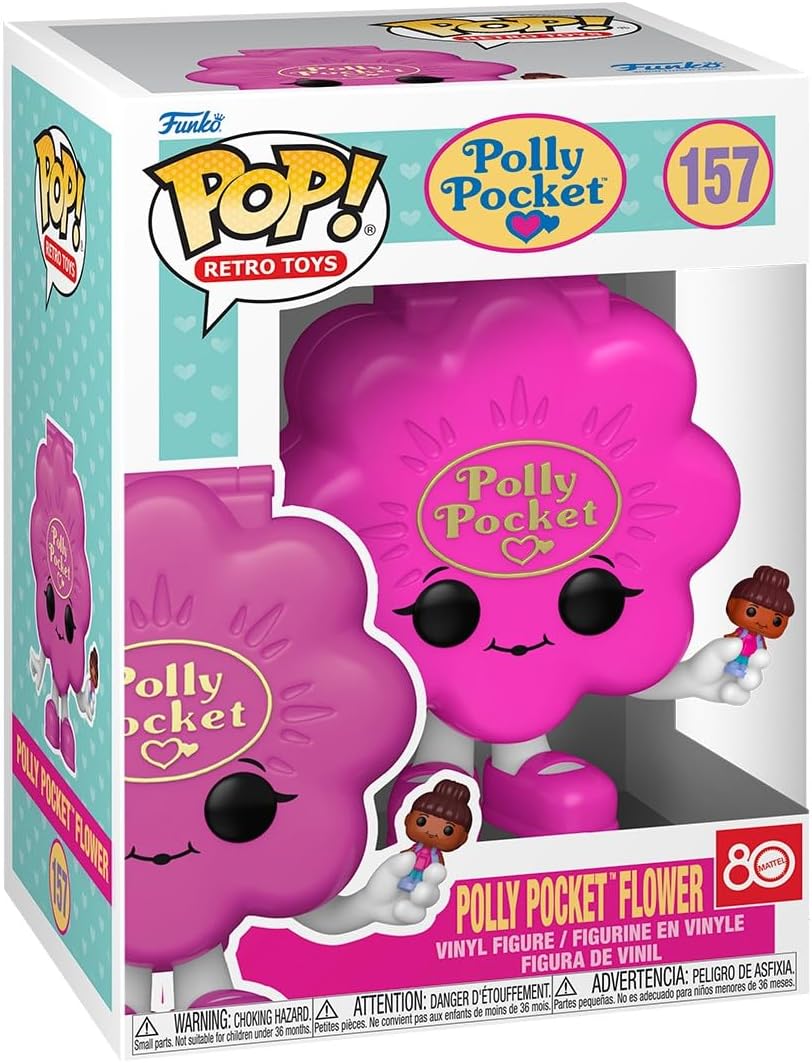 Polly Pocket Flower Pink Funko Pop! Vinyl Figure #157 with Funko Protector