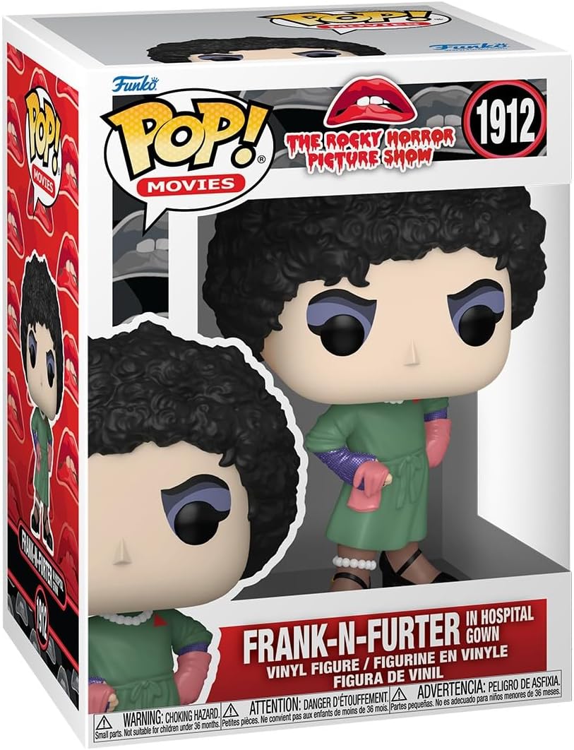 The Rocky Horror Picture Show Frank-N-Furter in Hospital Gown Funko Pop! Vinyl Figure #1912 with Funko Protector