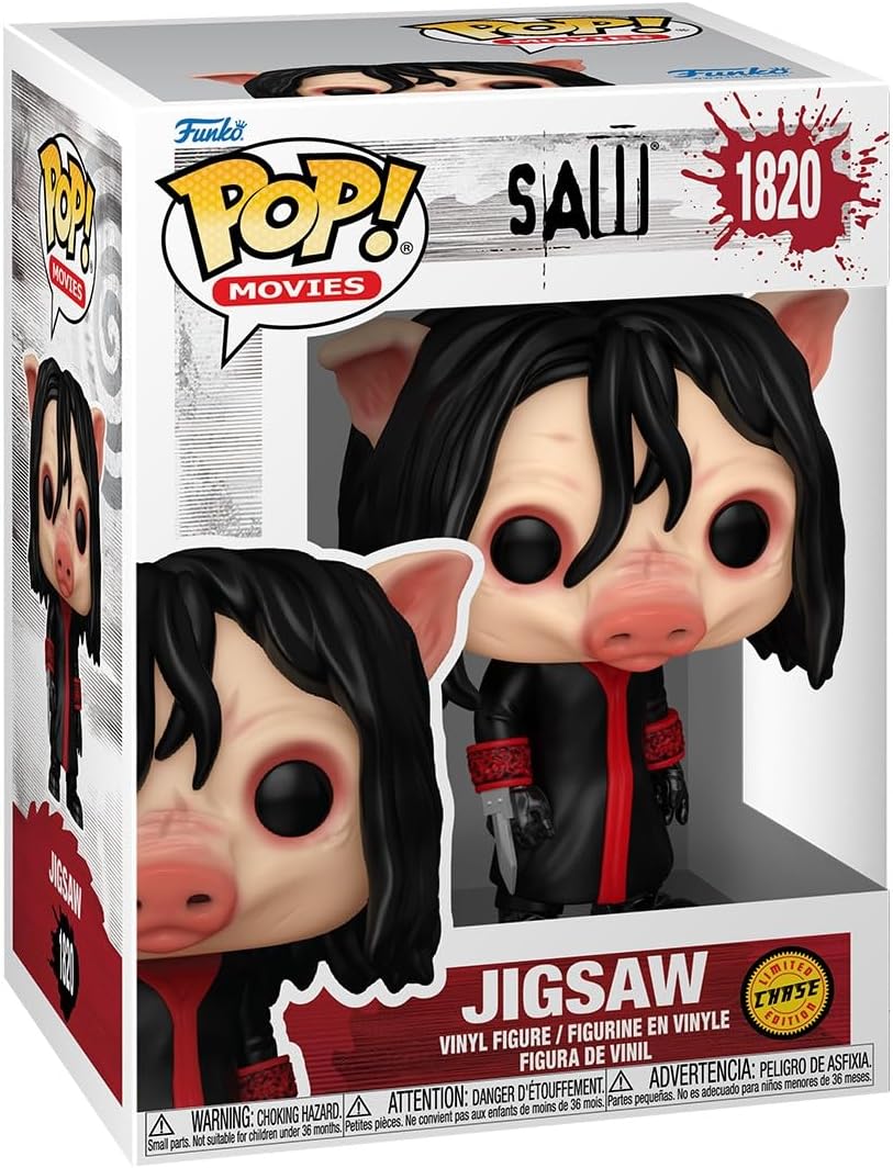 Saw Jigsaw Funko Pop! Vinyl Figure #1820 (Chase) with Funko Protector