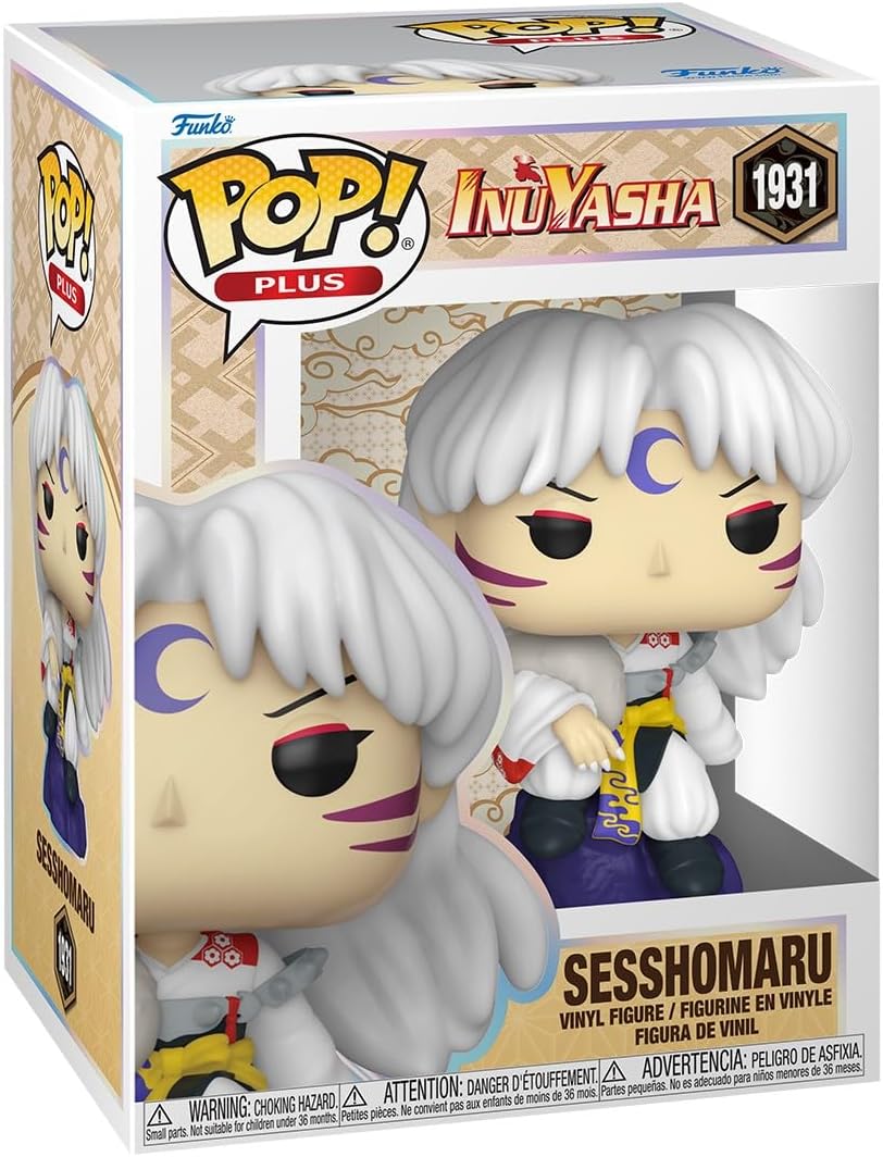 InuYasha Sesshomaru (Sitting) Funko Pop! Vinyl Figure Plus #1931 with Funko Protector