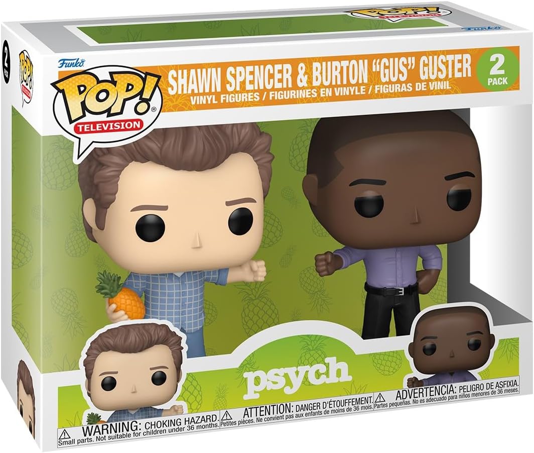 Psych Shawn Spencer & Burton Gus Guster Funko Pop! Vinyl Figure 2-Pack