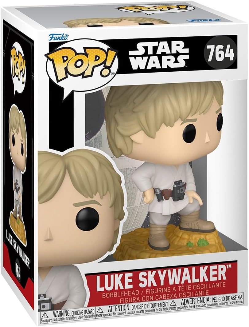 Star Wars Luke Skywalker Binary Sun Funko Pop Vinyl Figure #764 with Funko Protector