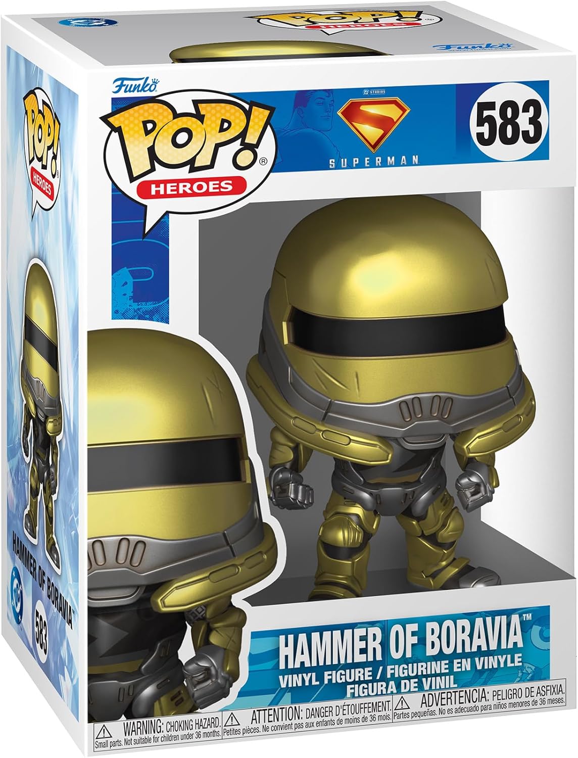 Superman (2025 Movie) Hammer of Boravia Funko Pop! Vinyl Figure #583 with Funko Protector