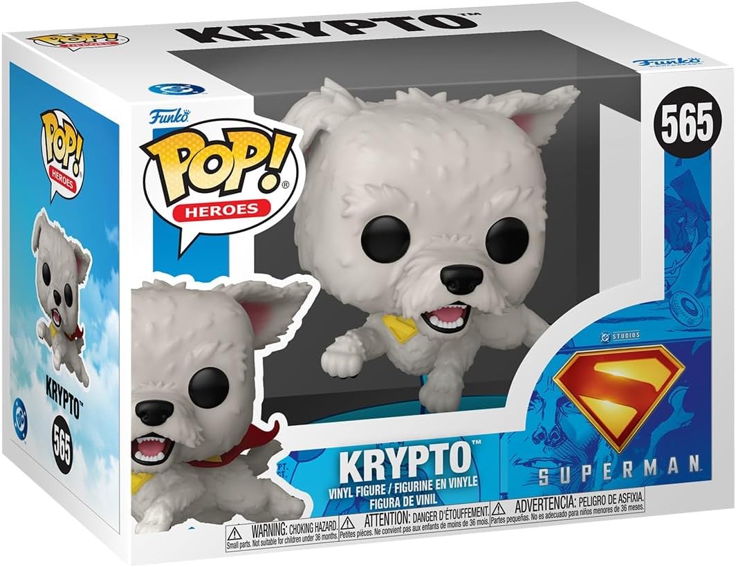 Superman (2025 Movie) Krypto Funko Pop! Vinyl Figure #565 with Funko Protector