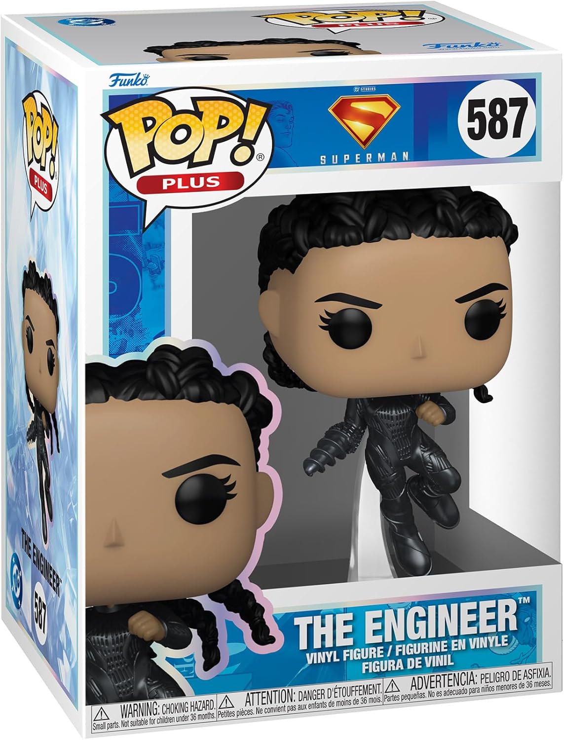 Superman (2025 Movie) The Engineer Metallic Funko Pop! Vinyl Figure Plus #587 with Funko Protector