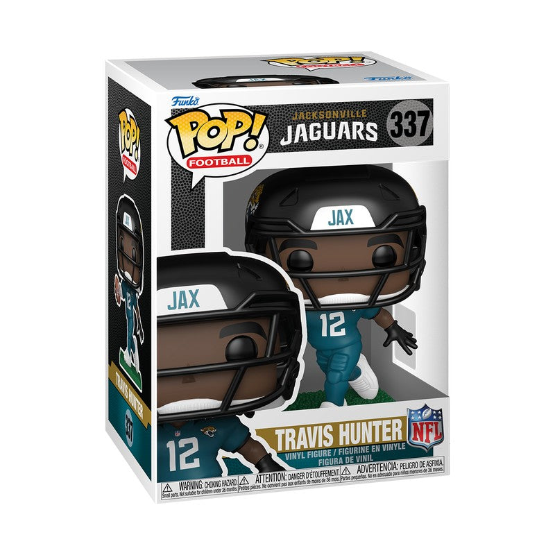 Funko Pop! NFL Jacksonville Jaguars Travis Hunter Vinyl Figure #337 with Protector