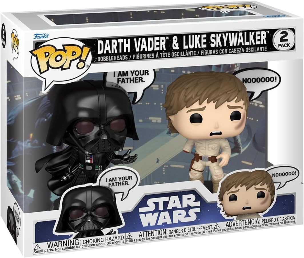 Star Wars Darth Vader & Luke Skywalker Funko Pop! Vinyl Figure 2-Pack