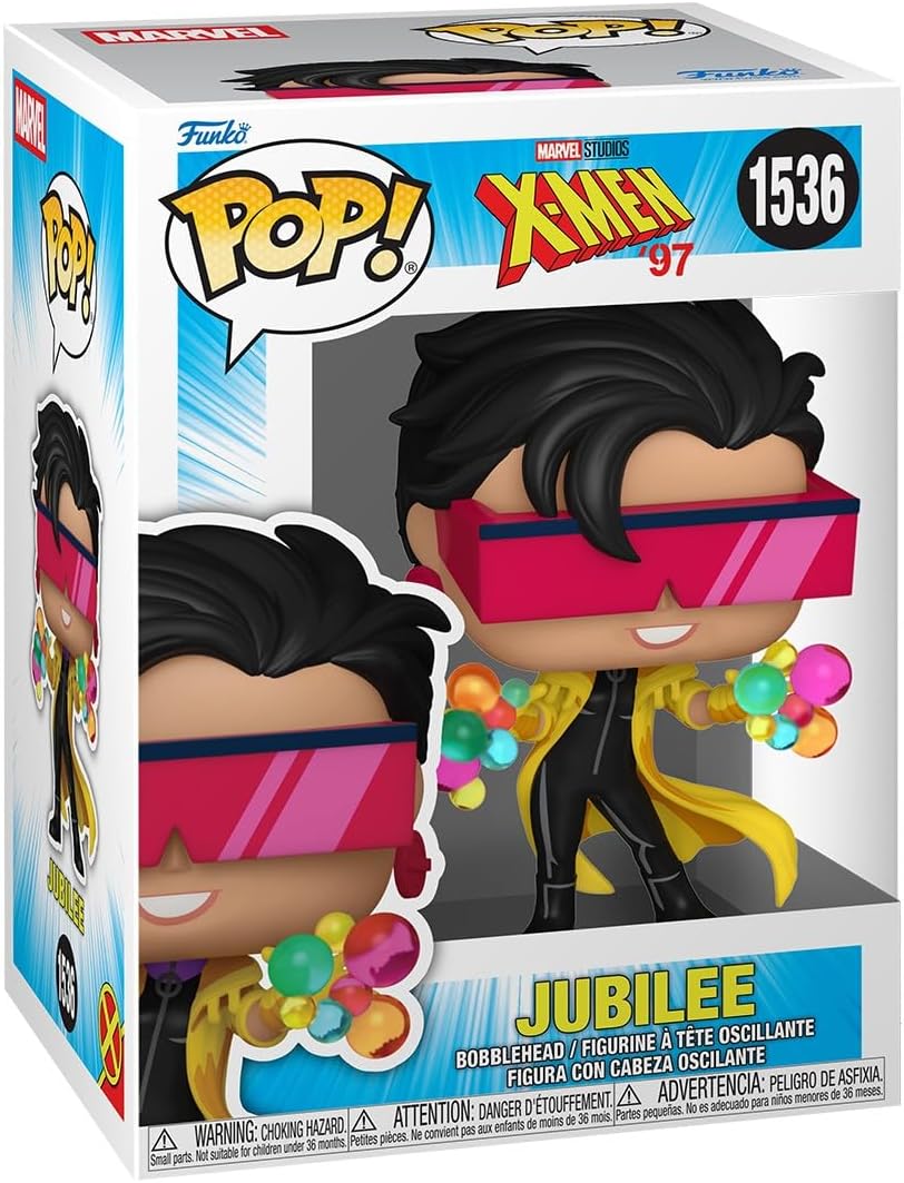 X-Men '97 Jubilee Funko Pop! Vinyl Figure #1536 with Funko Protector