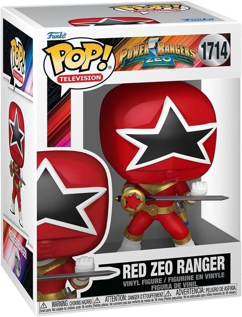 Funko Pop! TV Power Rangers Zeo Red Zeo Ranger #1714 w/ Protector