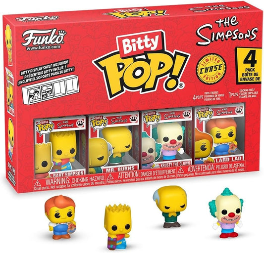 Funko Bitty Pop! The Simpsons Bart Simpson Mini-Figure 4-Pack