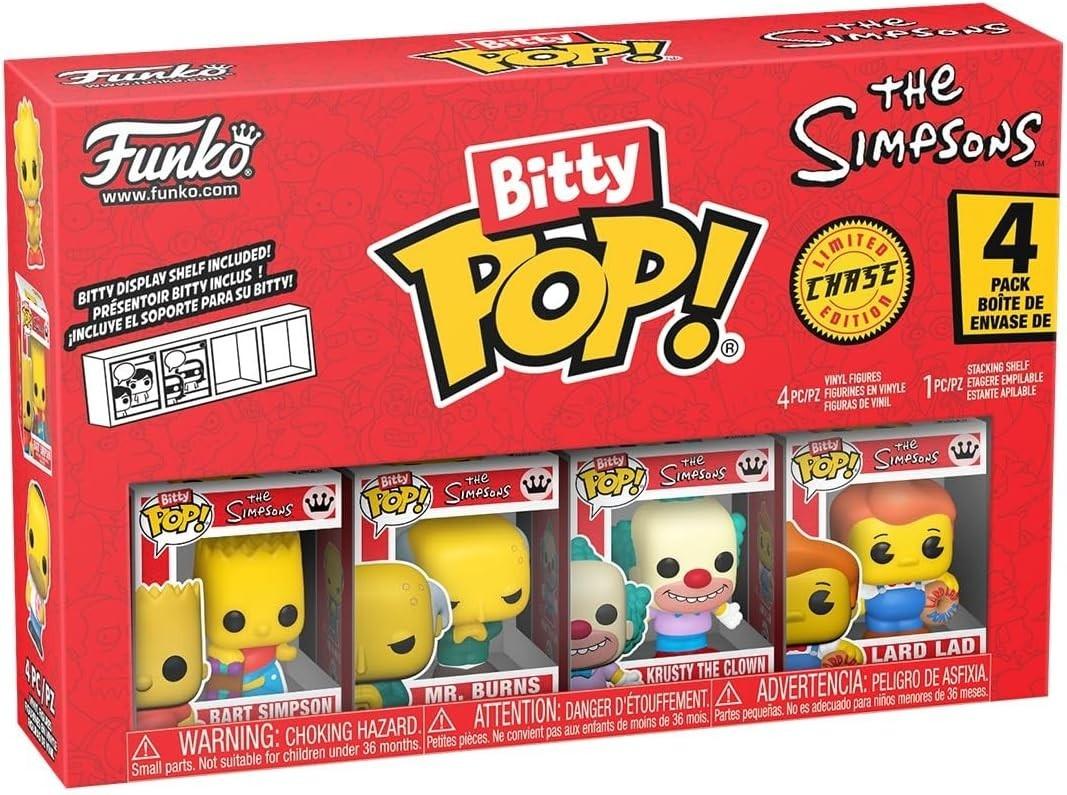 Funko Bitty Pop! The Simpsons Bart Simpson Mini-Figure 4-Pack Lard Lad Chase