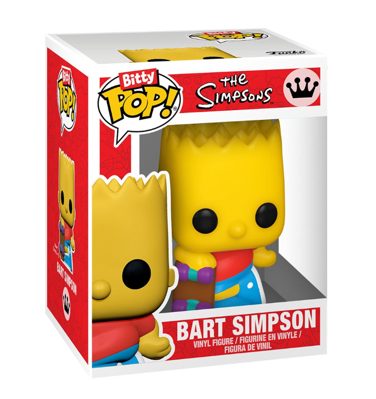 Funko Bitty Pop! The Simpsons Bart Simpson Mini-Figure 4-Pack Lard Lad Chase