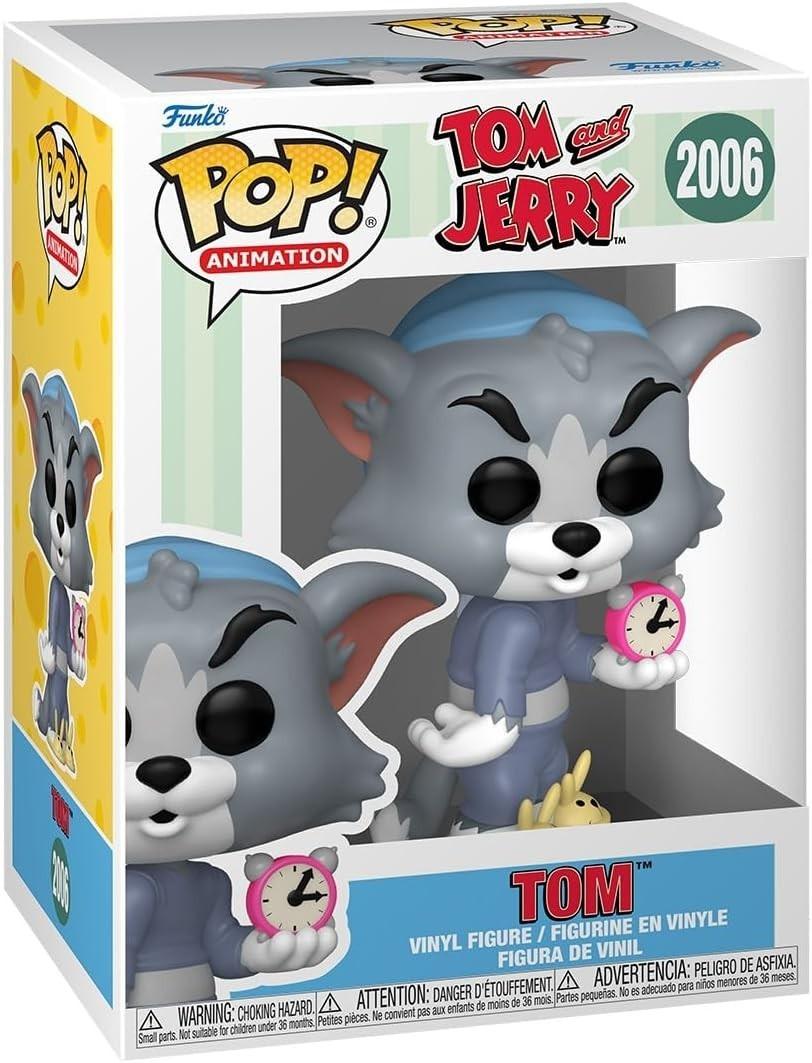 Funko Pop! Animation Tom and Jerry - Tom with Clock Vinyl #2006 w/ Protector