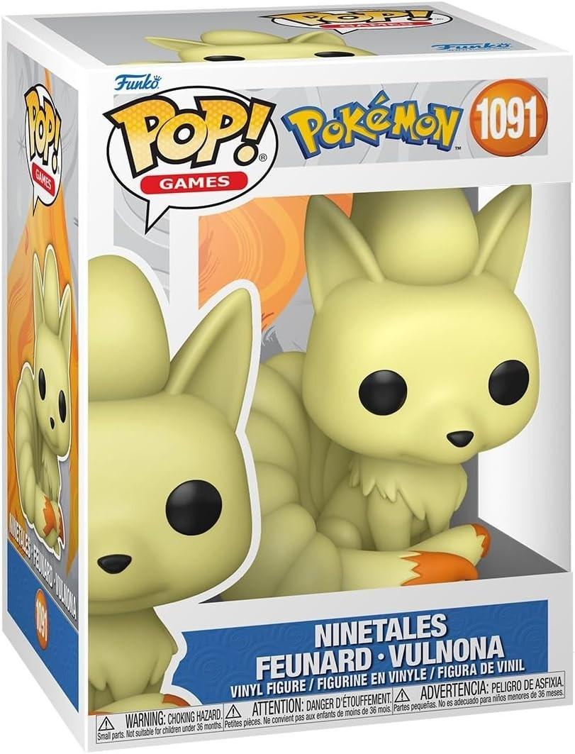 Funko Pop! Games Pokémon Ninetales Vinyl Figure #1091 with Funko Protector