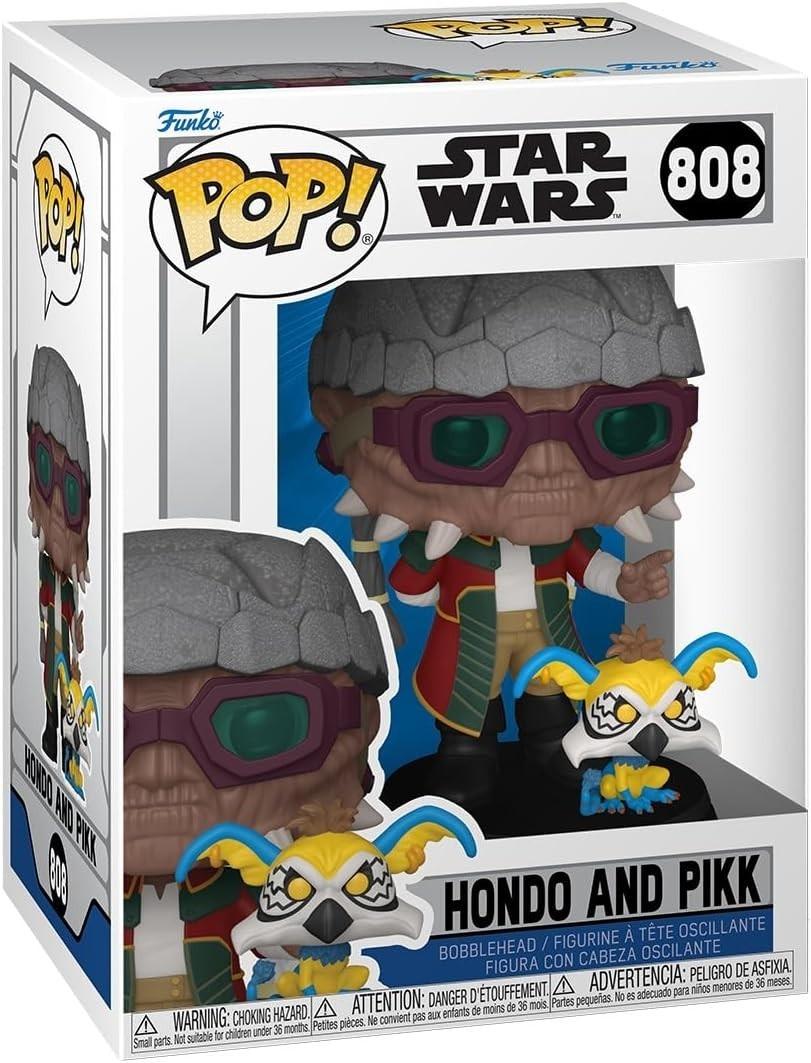 Funko Pop! & Buddy Star Wars: Clone Wars Hondo and Pikk Vinyl Figure #808 with Funko Protector