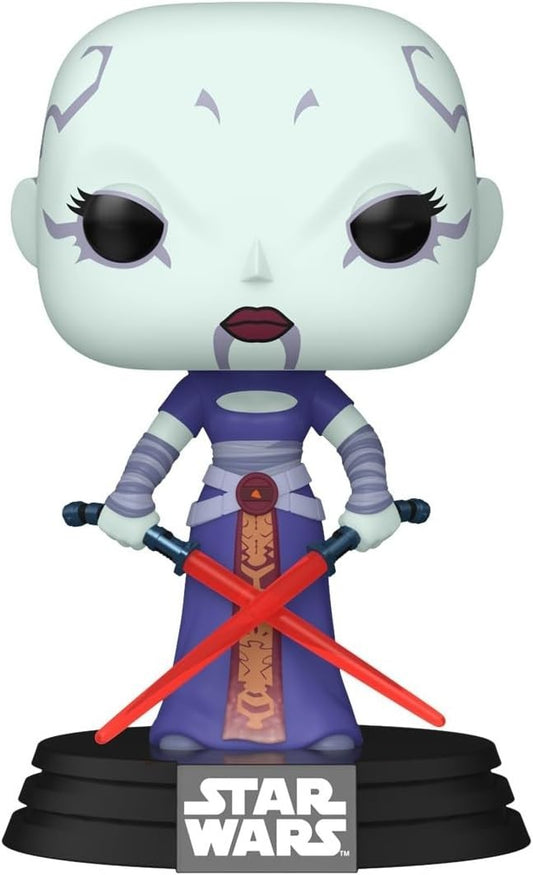 Funko Pop! Star Wars: The Clone Wars Asajj Ventress Vinyl Figure #711 (SDCC) with Funko Protector