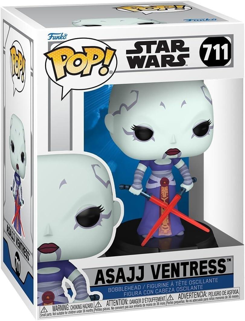 Funko Pop! Star Wars: The Clone Wars Asajj Ventress Vinyl Figure #711 (SDCC) with Funko Protector