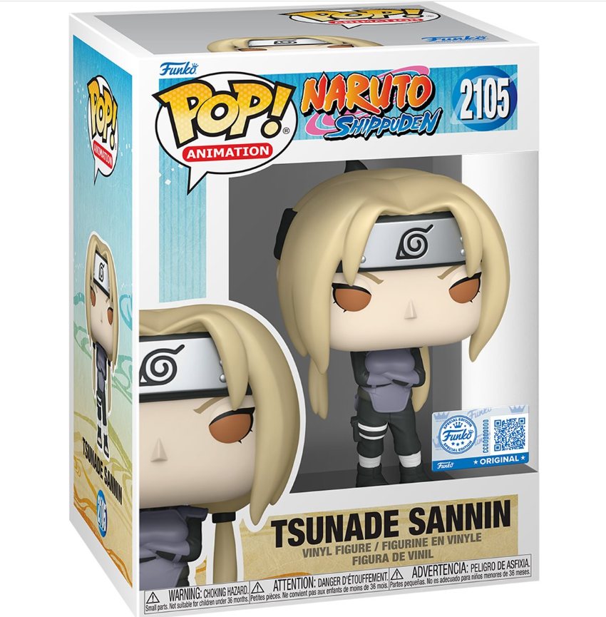Funko Pop! Anime Naruto Shippuden Tsunade (Sannin) Vinyl #2105 EE Exclusive